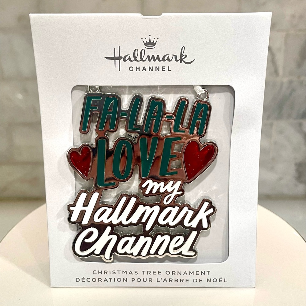 Hallmark Channel Fa La La Love Metal Hallmark Ornament